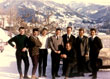 Mannschaft St.Ulrich im Jahre 1966: v.l.n.r. Raimund Senoner,Gottfried Stuffer,Franz Schrott,Walter Obwexer,Hans Vinatzer,Franz Prinoth,Oswald Vinatzer,Richard Moroder