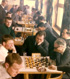 Südt. Meisterschaftspartie St.Ulrich-Bruneck im Café Terrazza 1966